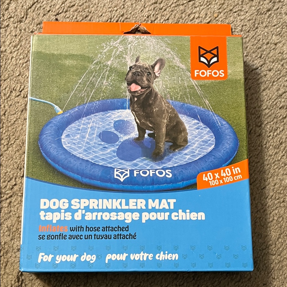 Fofos New Dog Sprinkler Mat 40x40in